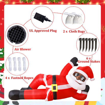 Giant Inflatable Black Santa Claus™