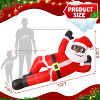 Giant Inflatable Black Santa Claus™